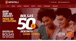 Desktop Screenshot of efotej.com.br