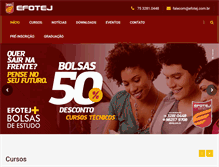 Tablet Screenshot of efotej.com.br
